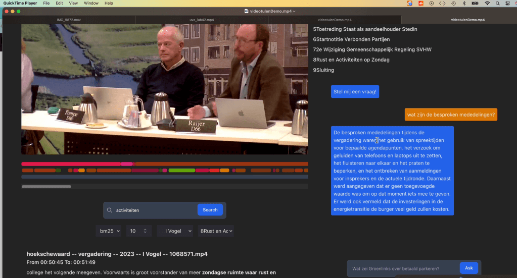 screenshot uit de demo